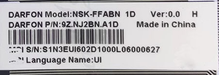 MSI keyboard part number identification
