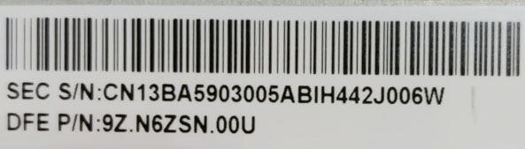 Samsung keyboard part number identification