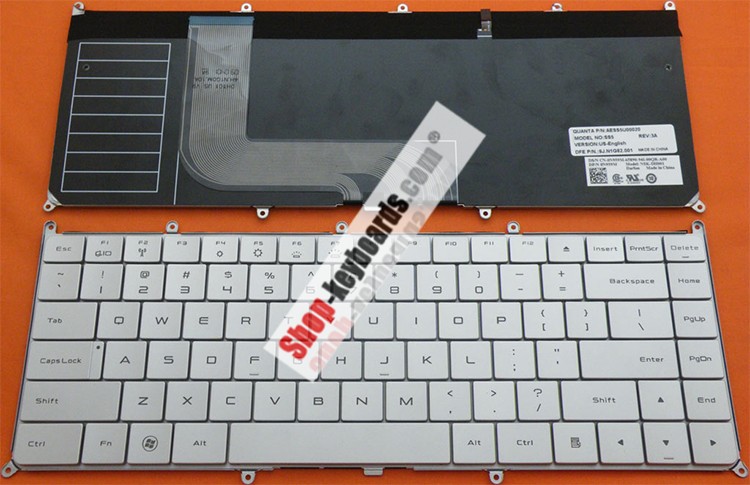Dell NSK-DH10R Keyboard replacement