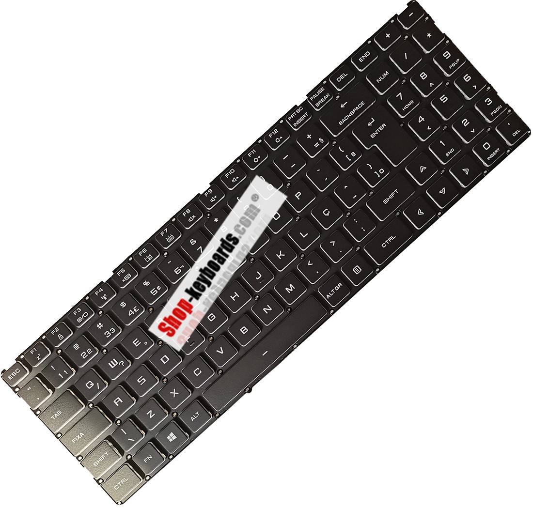 Terrans Force TFM17H33SU9852 Keyboard replacement