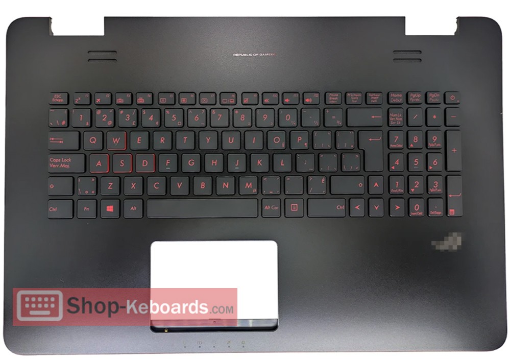 Asus N751JX-T7078P  Keyboard replacement