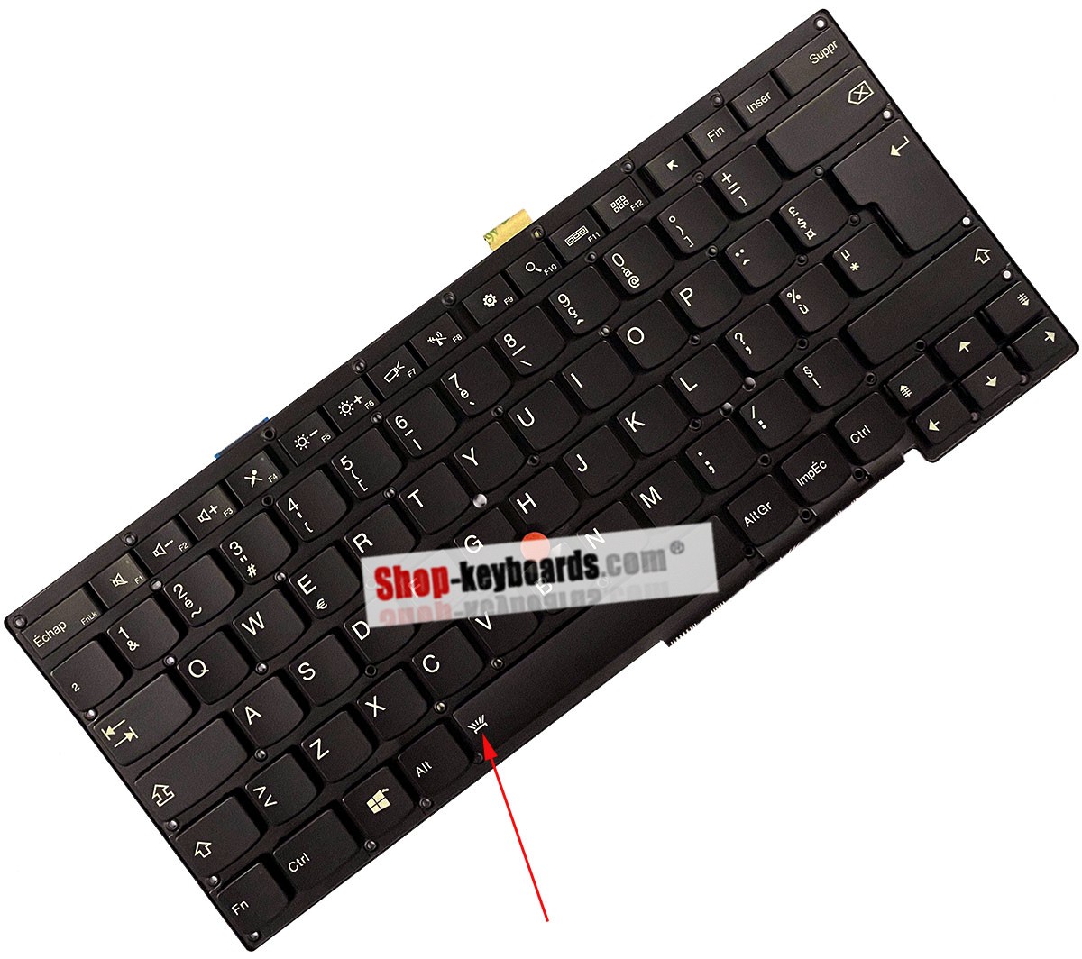 Lenovo MP-12N63USJ698W Keyboard replacement