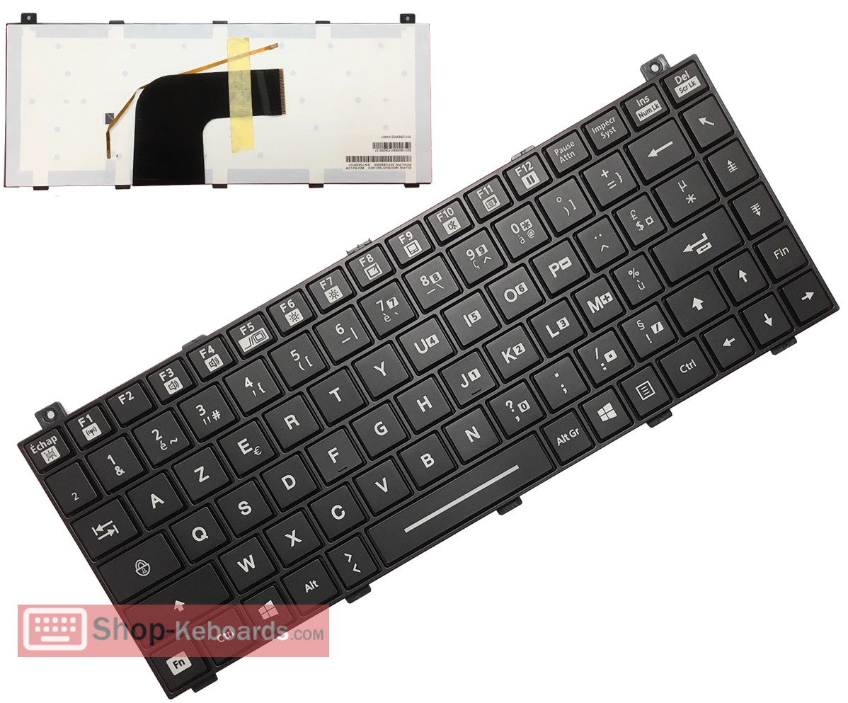 GETAC NK5100-01100C-00/B Keyboard replacement