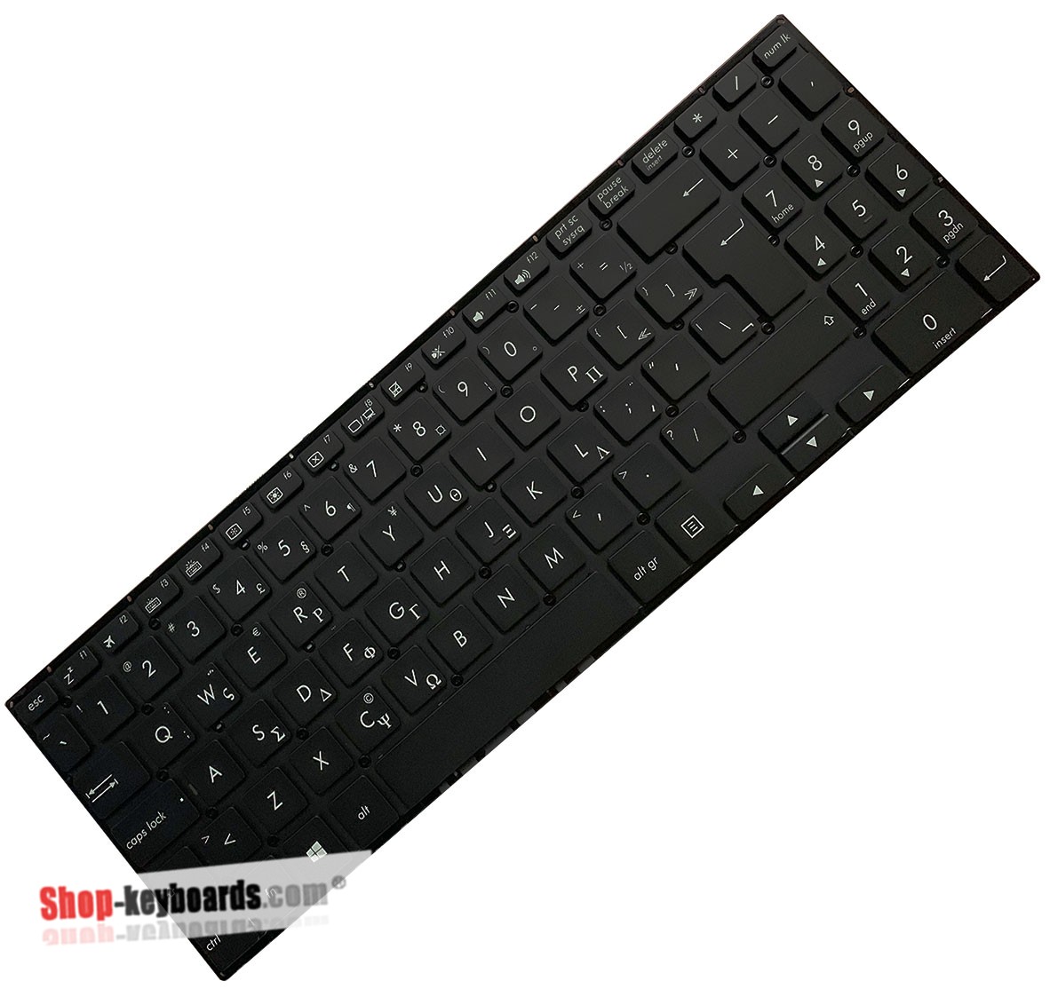Asus 0KNB0-5630SP00 Keyboard replacement