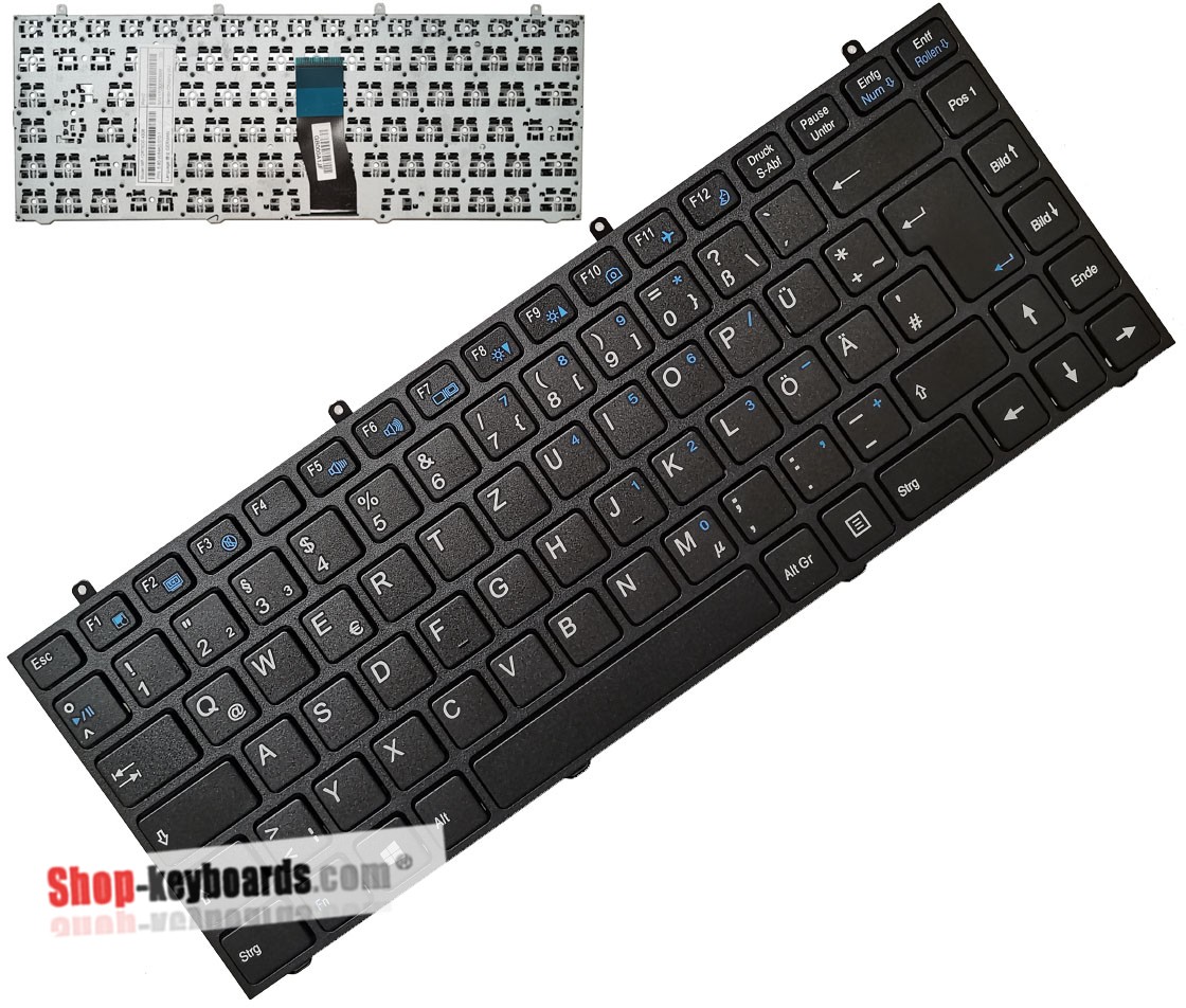 Clevo MP-12R76EO-4306 Keyboard replacement