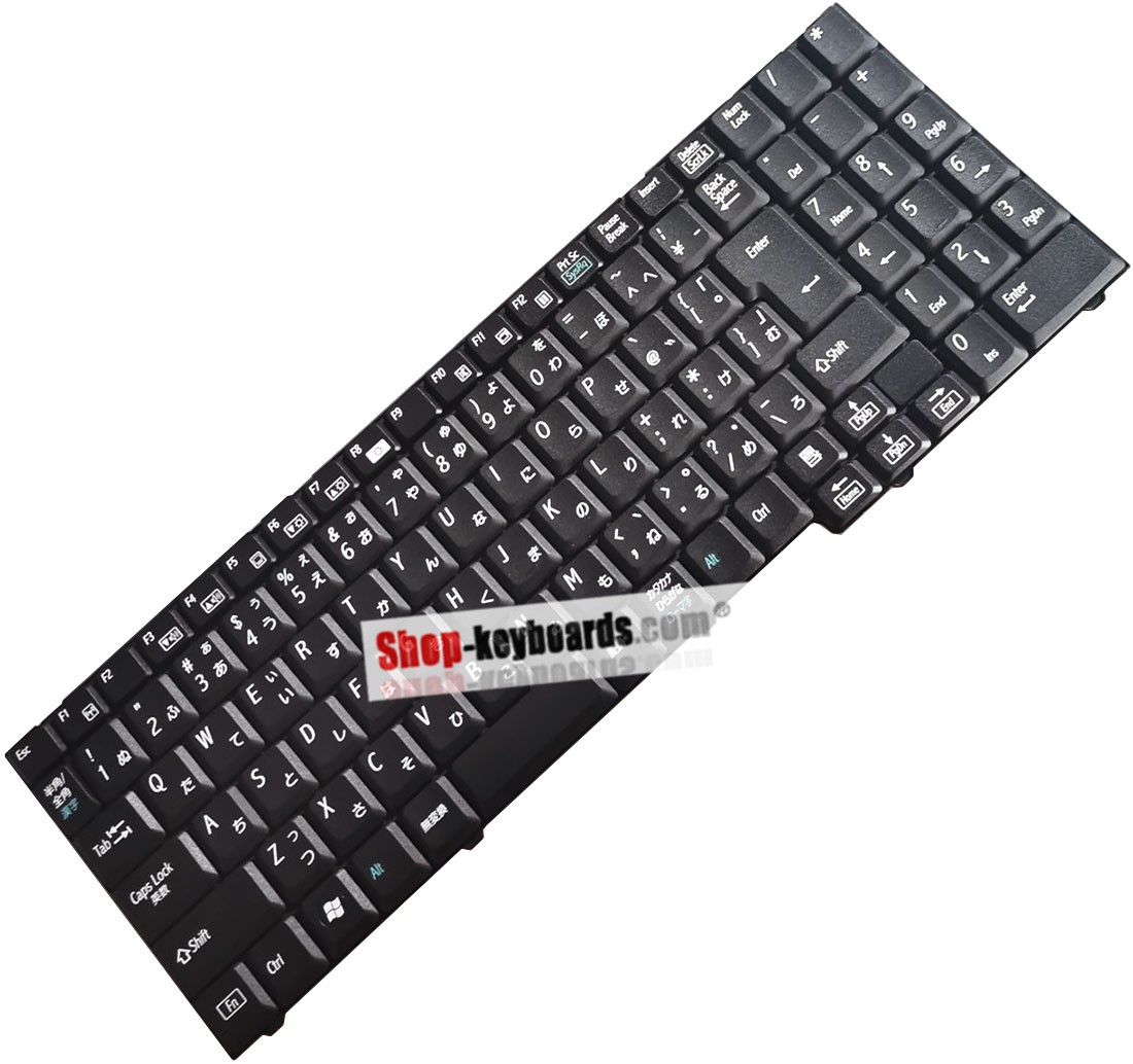 Packard Bell AEMS2U00020 Keyboard replacement