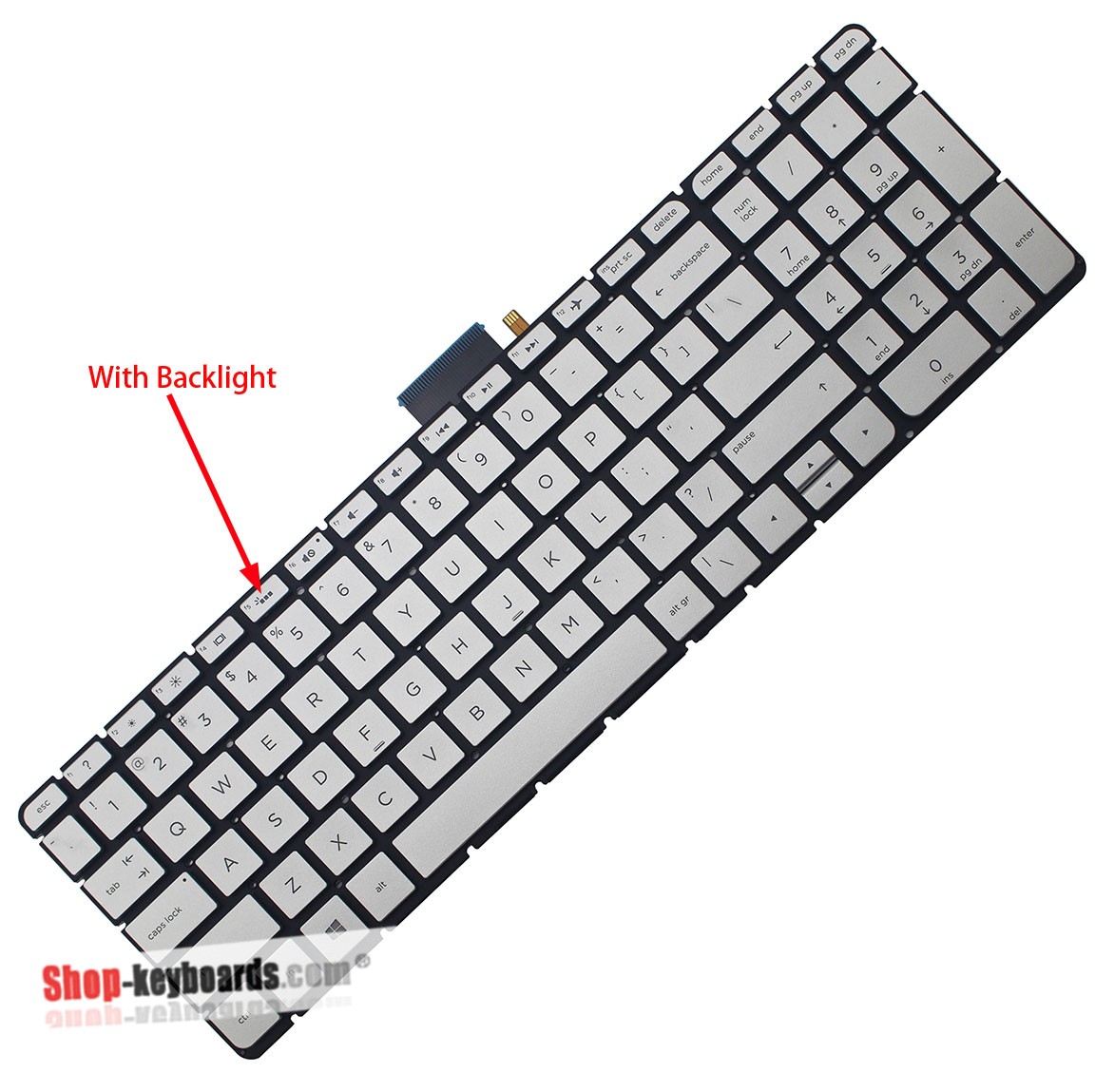 HP Pavilion 15-aw050 Series Keyboard replacement
