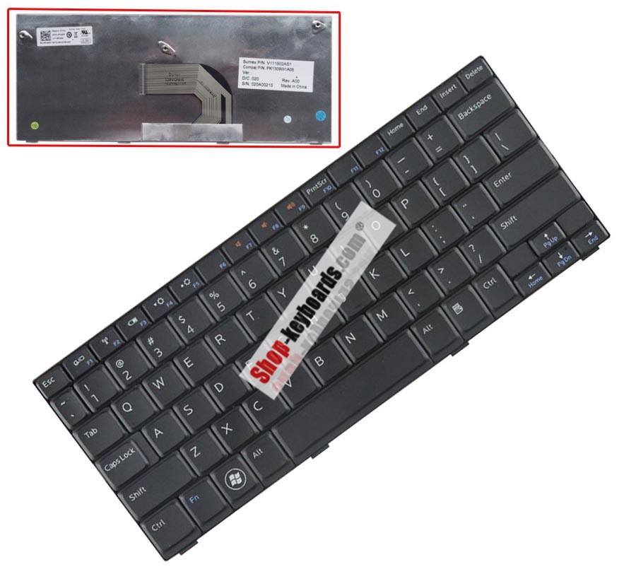 Dell PK1309W1A25  Keyboard replacement
