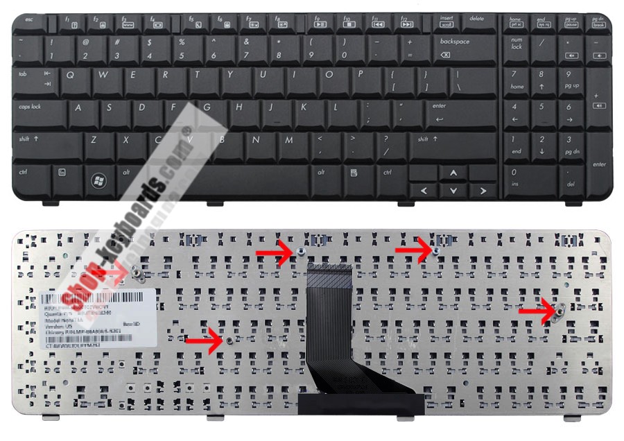 Compaq Presario CQ61-411SE Keyboard replacement