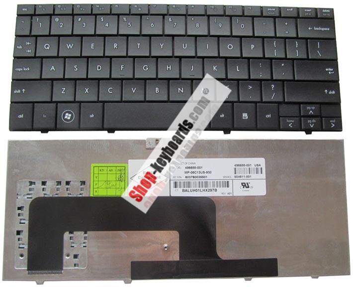 HP 506087-131 Keyboard replacement