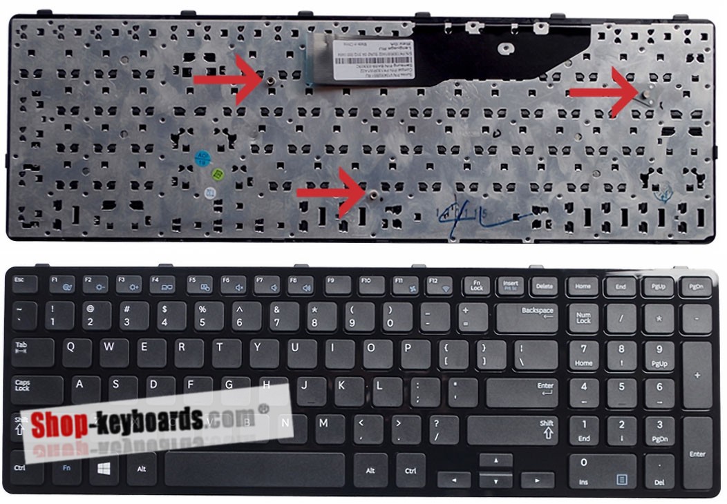 Samsung BA75-04308A Keyboard replacement