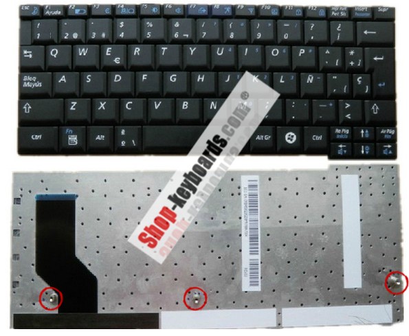 Samsung P210-XA01 Keyboard replacement