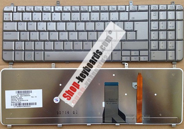 HP HDX X16-1000 Premium Keyboard replacement