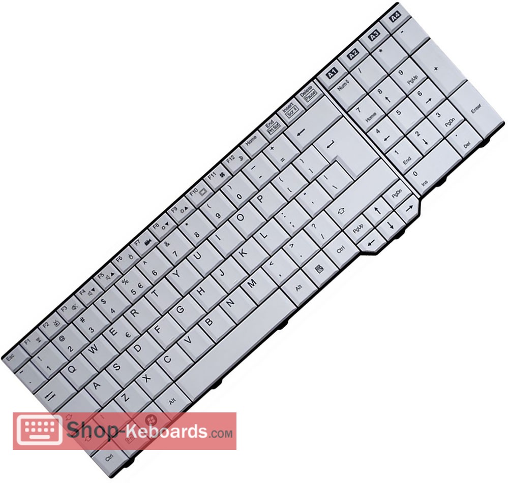 Fujitsu V080329BS4 Keyboard replacement
