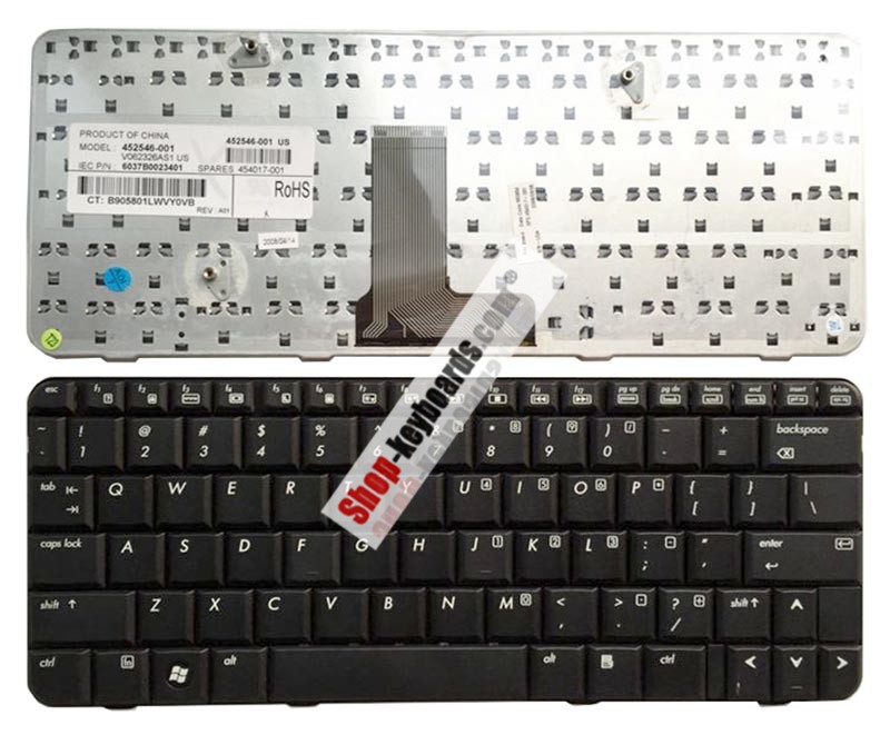 Compaq 452546-FL1  Keyboard replacement
