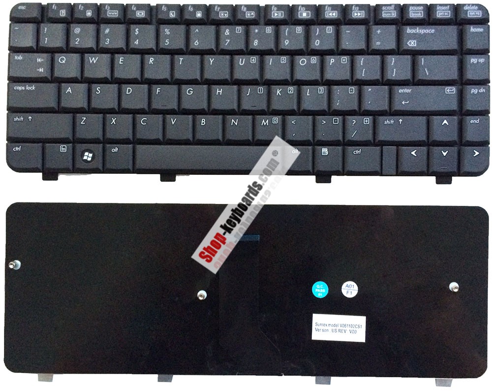 Compaq 486904-031 Keyboard replacement