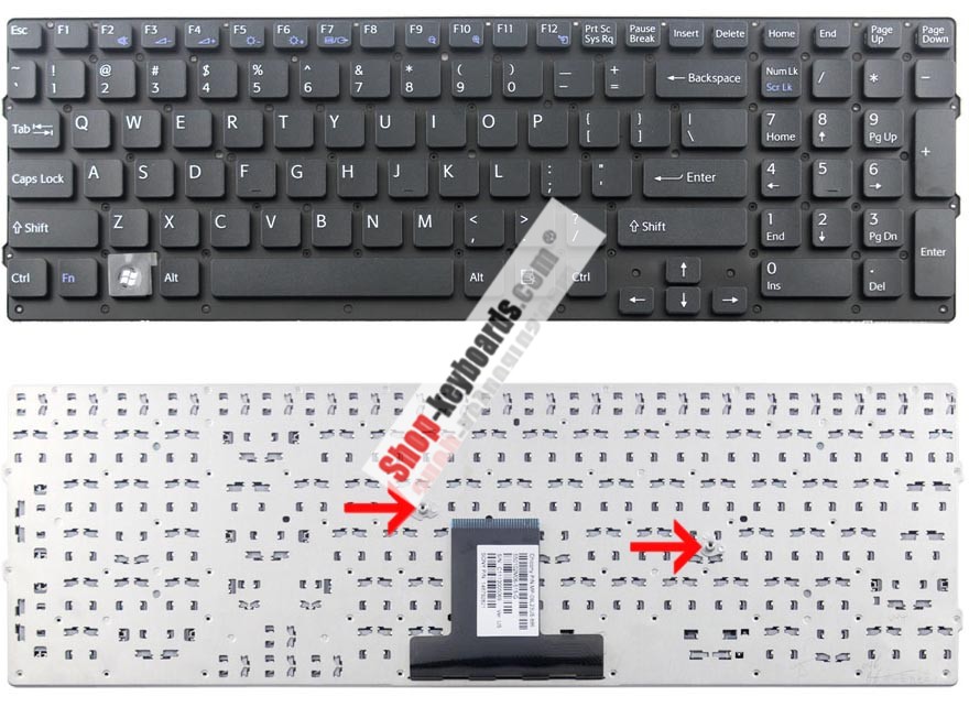 Sony VAIO VPC-EB35FX  Keyboard replacement