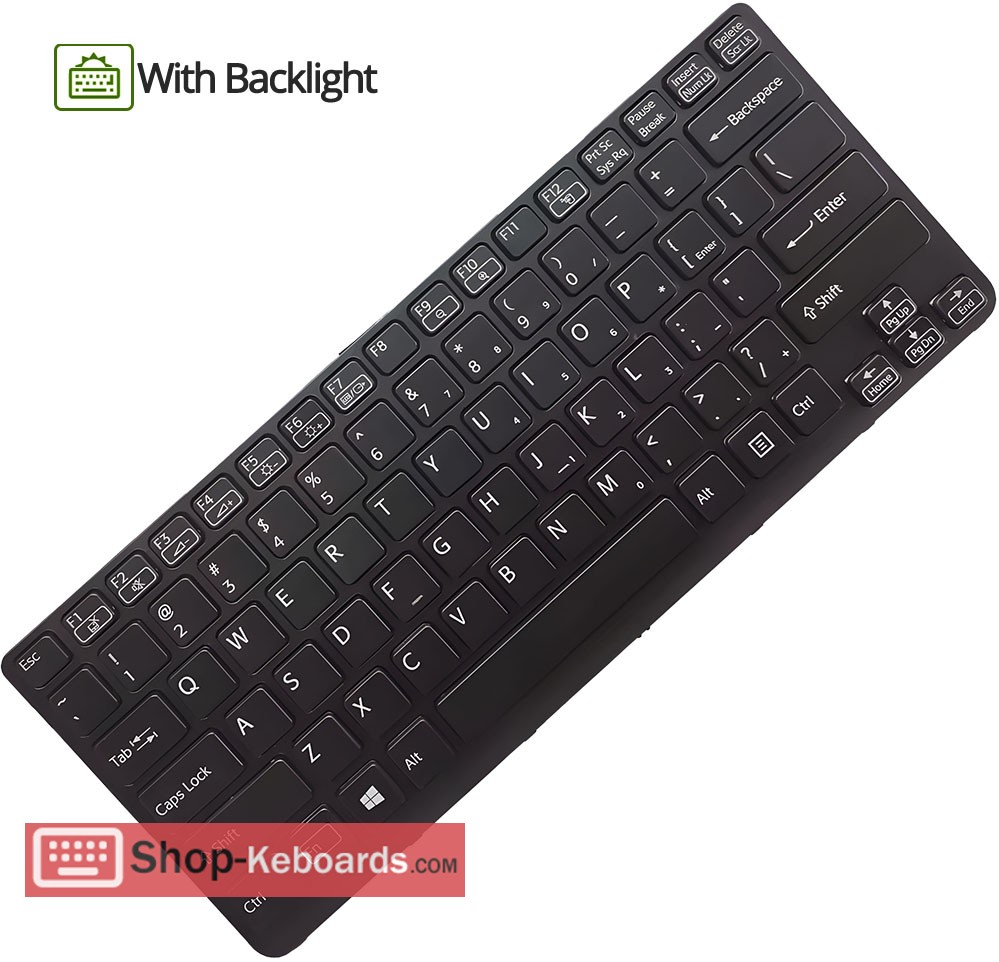 Sony Vaio SVE14A18ECW Keyboard replacement