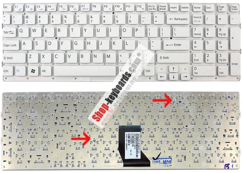 Sony 55010S3J2G0-035-G Keyboard replacement