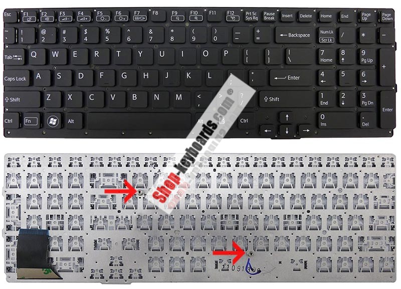 Sony 9Z.N6CBF.22A Keyboard replacement