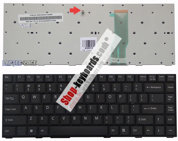 Sony Vaio VGN-FJ170PB Keyboard replacement