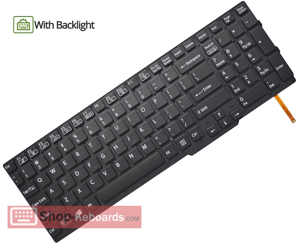 Sony VAIO SVS15116GW Keyboard replacement