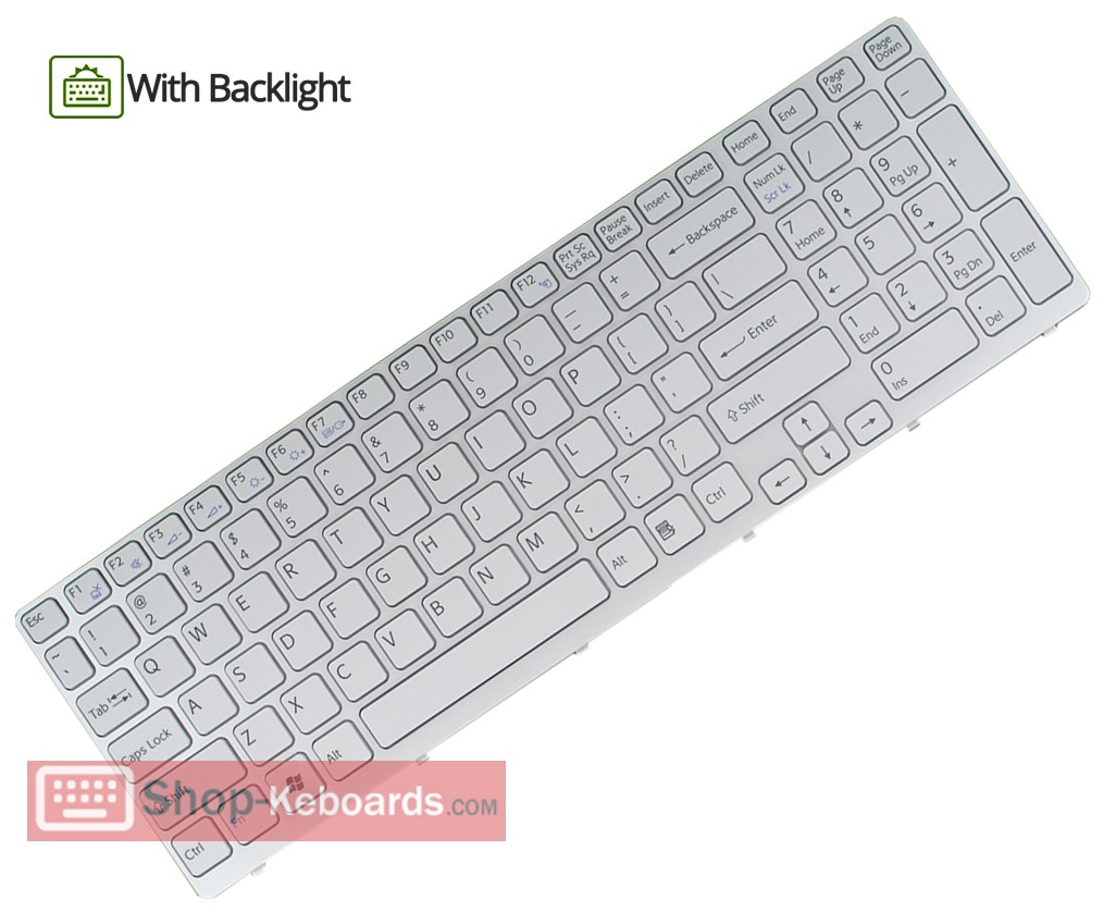 Sony MP-11K76F0-9203W Keyboard replacement