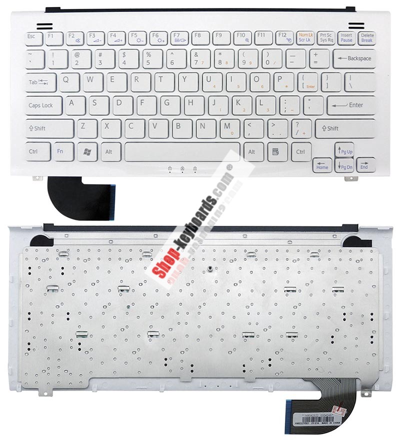Sony VAIO VGN-TZ191NXC Keyboard replacement
