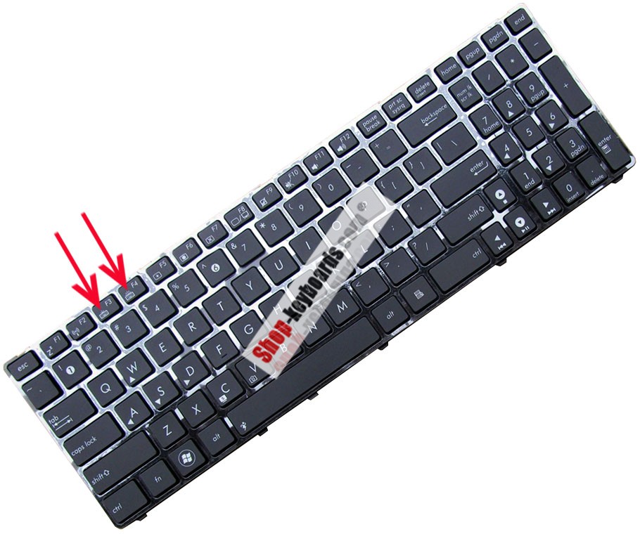 Asus 9J.N2J82.Q0E Keyboard replacement