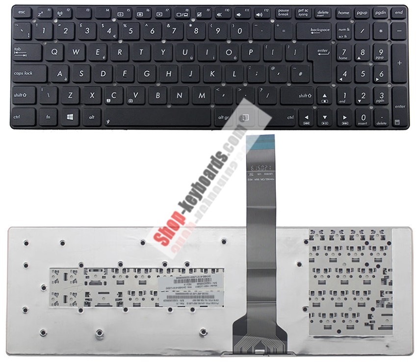 Asus K55VM-SX090V Keyboard replacement