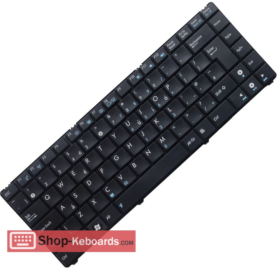 Asus 04GNPW1KTU00-3 Keyboard replacement