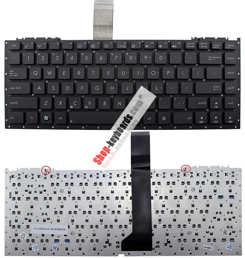 Asus 0KNB0-4110US00 Keyboard replacement