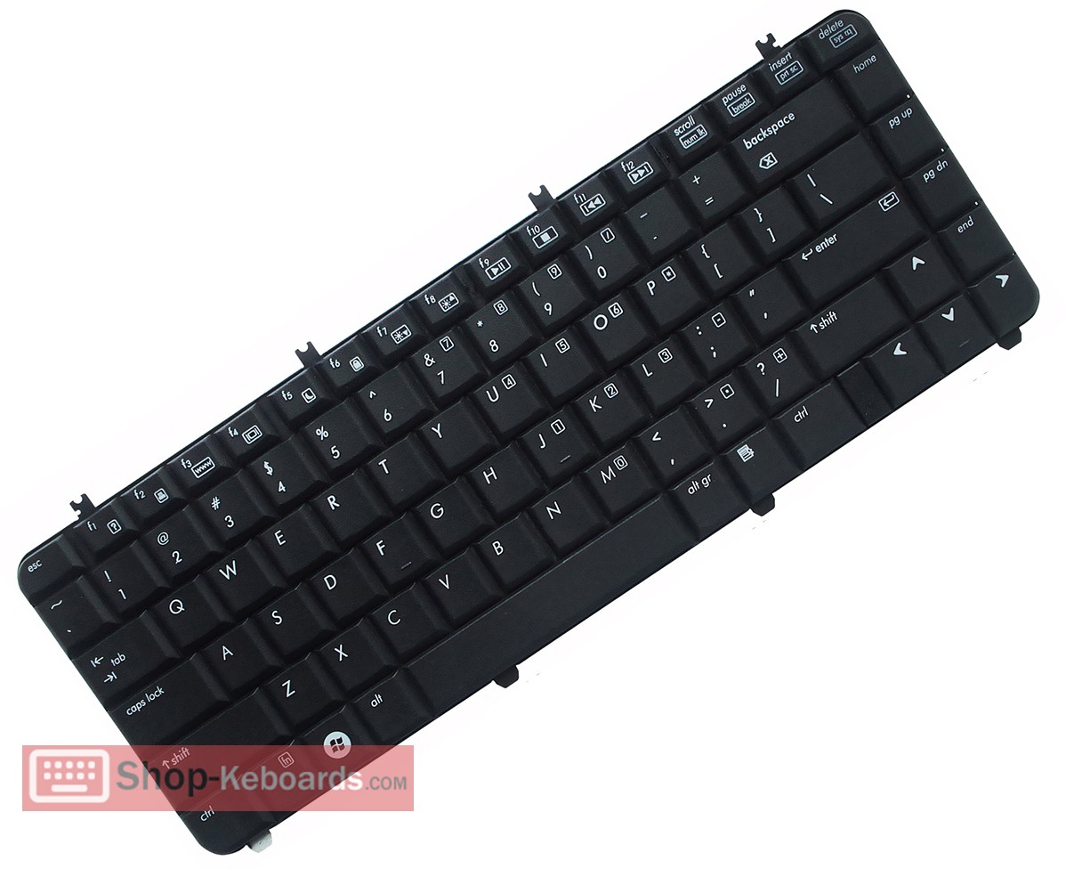 HP PAVILION DV4-1124NR  Keyboard replacement