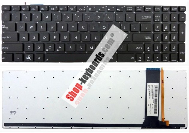 Asus n56vm-s3129v-S3129V  Keyboard replacement