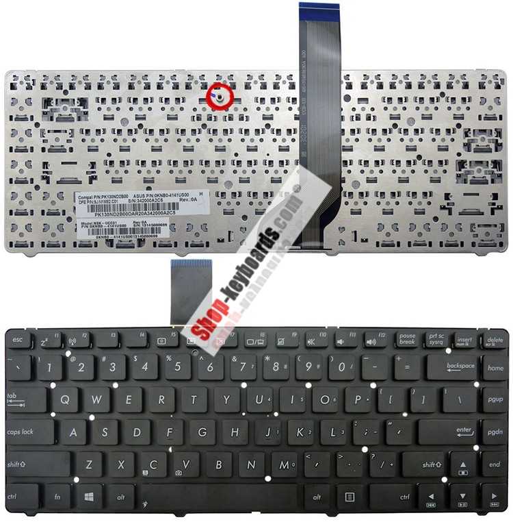Asus P45VJ Keyboard replacement