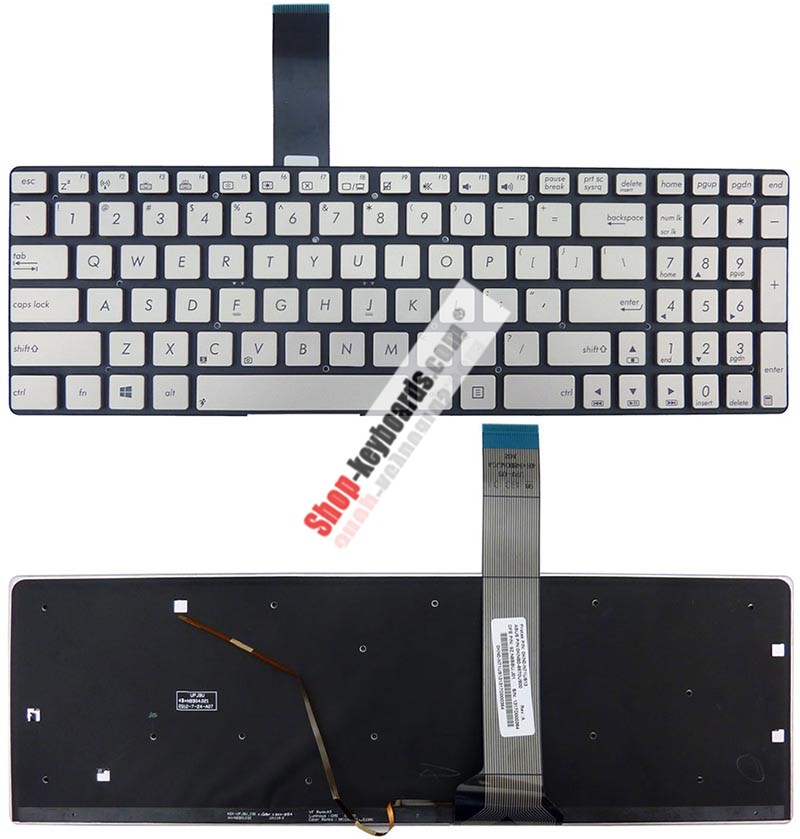 Asus 9Z.N8BBU.J01 Keyboard replacement