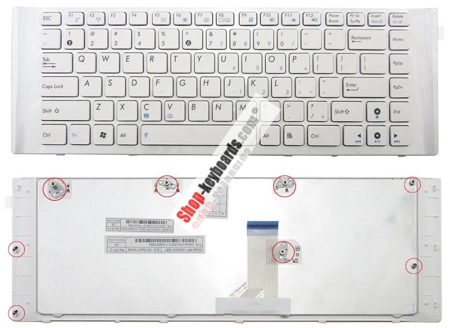 Asus A40EI45Jc-SL Keyboard replacement