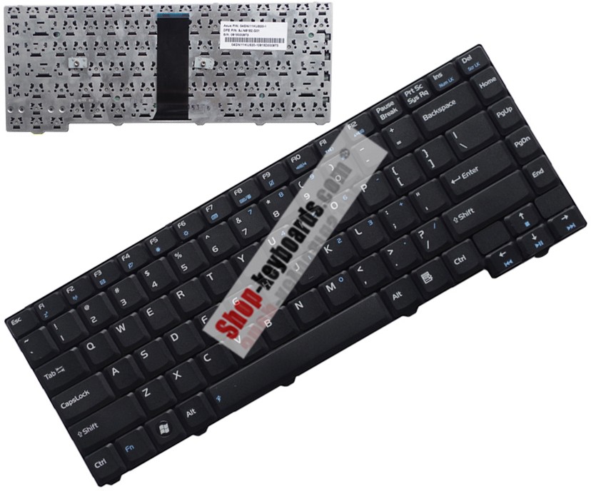 Asus 04GNI11KTU40-1 Keyboard replacement