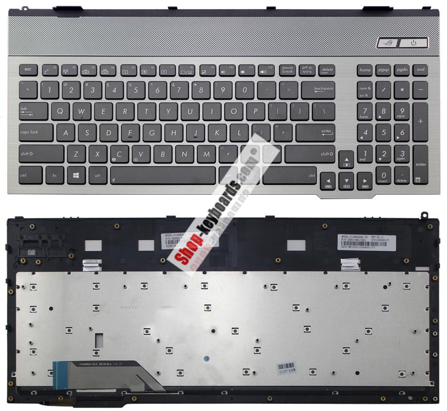 Asus G55VM Keyboard replacement