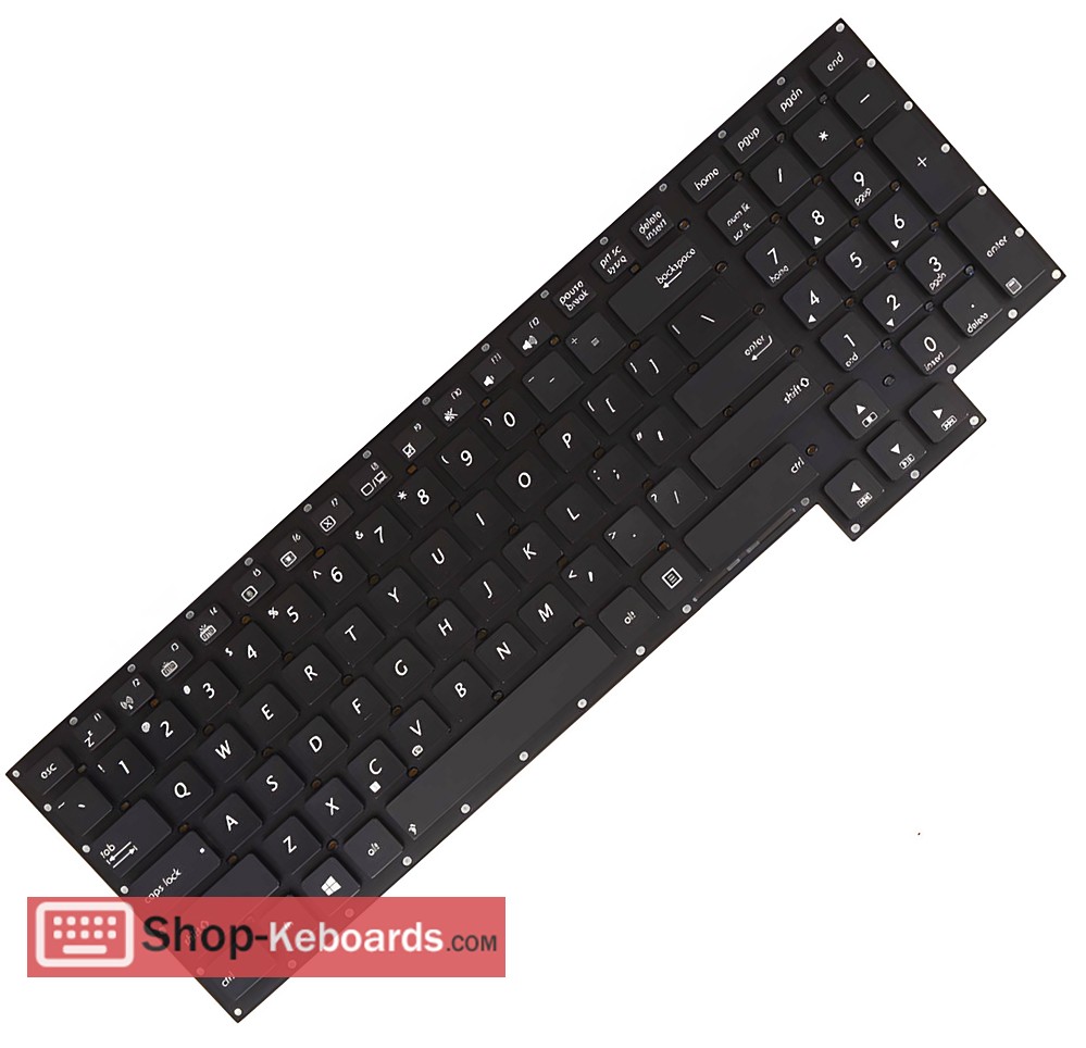 Asus G750JM-T4111H Keyboard replacement