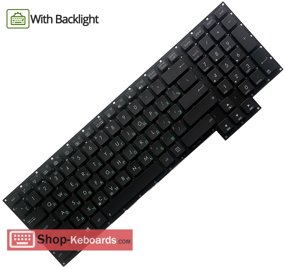 Asus G750JX-T4277H Keyboard replacement
