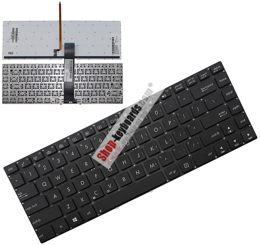 Asus 9Z.N8ABQ.K0U Keyboard replacement