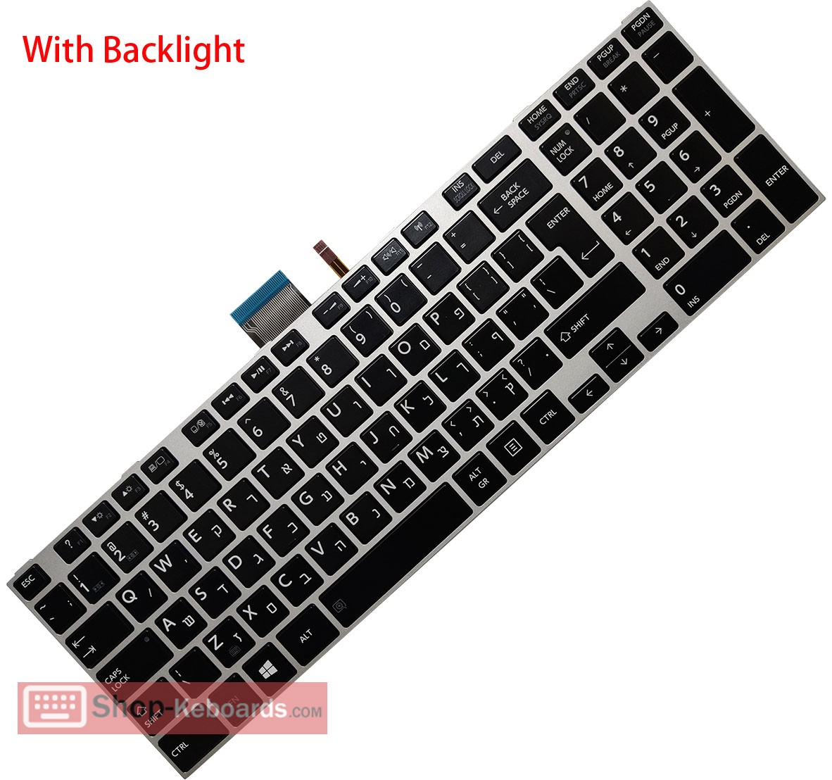 Toshiba MP-12W86U4J528 Keyboard replacement