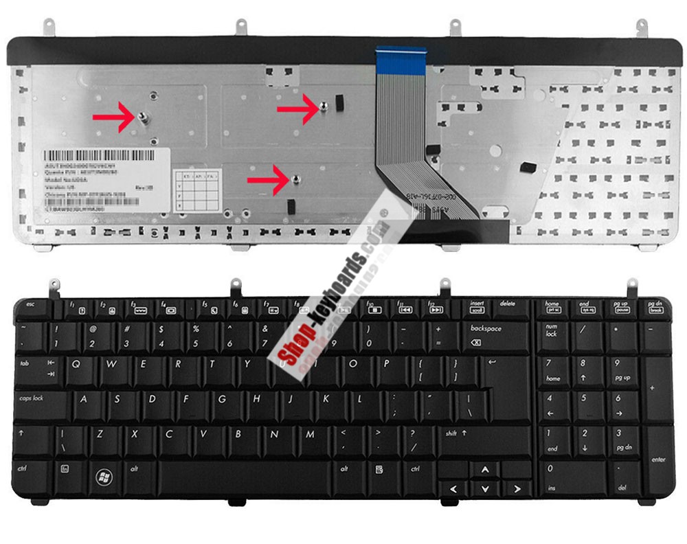 HP 570140-001 Keyboard replacement