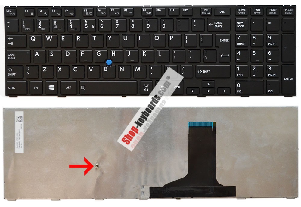 Toshiba SATELLITE A50-A Keyboard replacement