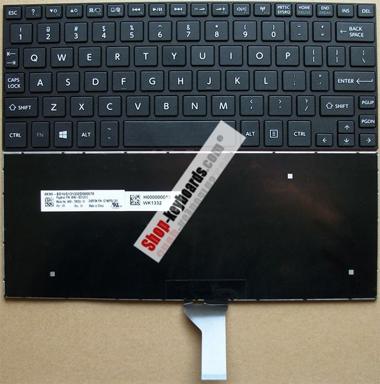 Toshiba Satellite NB10T-A Keyboard replacement