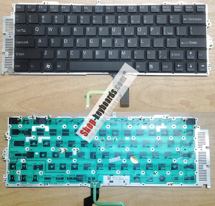 Sony VAIO VPC-Z23J9E Keyboard replacement