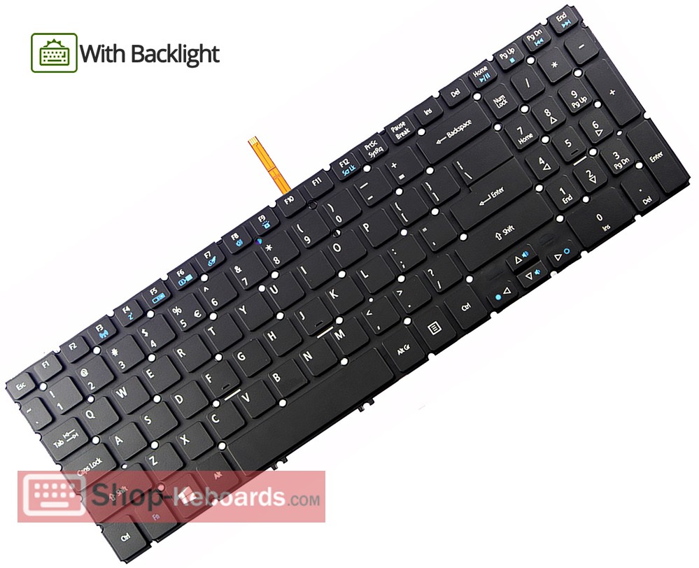Acer Aspire V5-572P Keyboard replacement