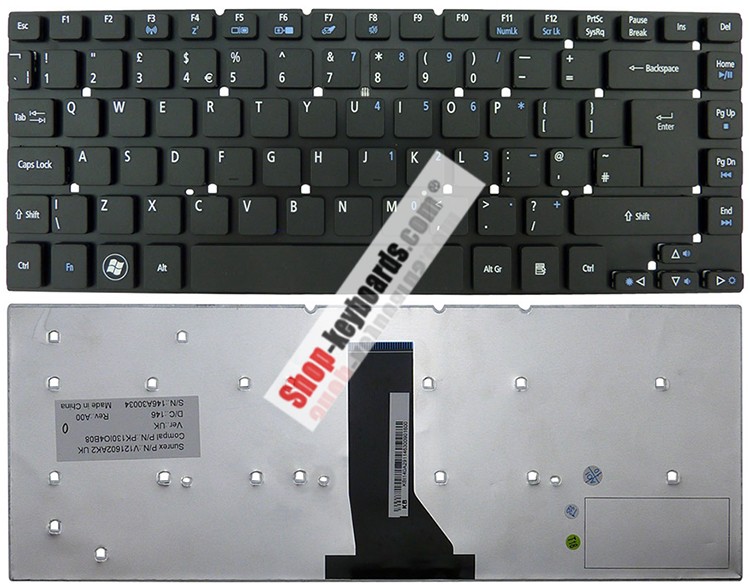 Acer MP-10K26D0-6981 Keyboard replacement