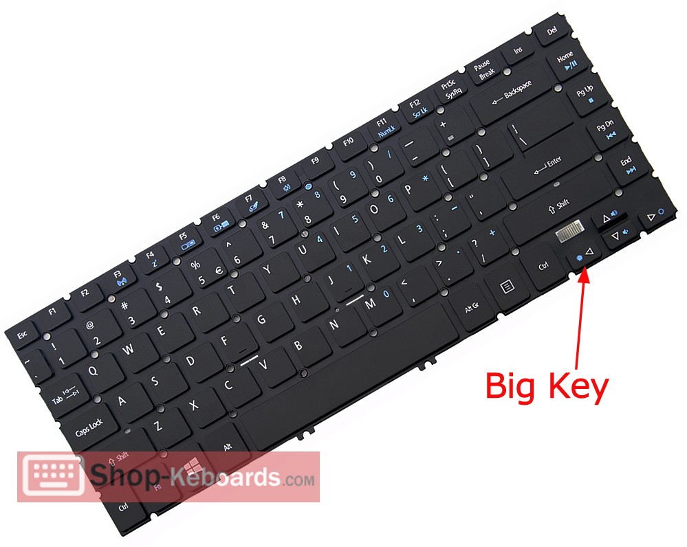 Acer Aspire V7-481g Keyboard replacement